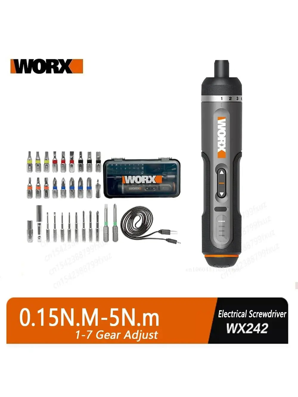 WORX WX242 4V Electrical Screwdriver Set - ST LAND MANAGEMENT LLC