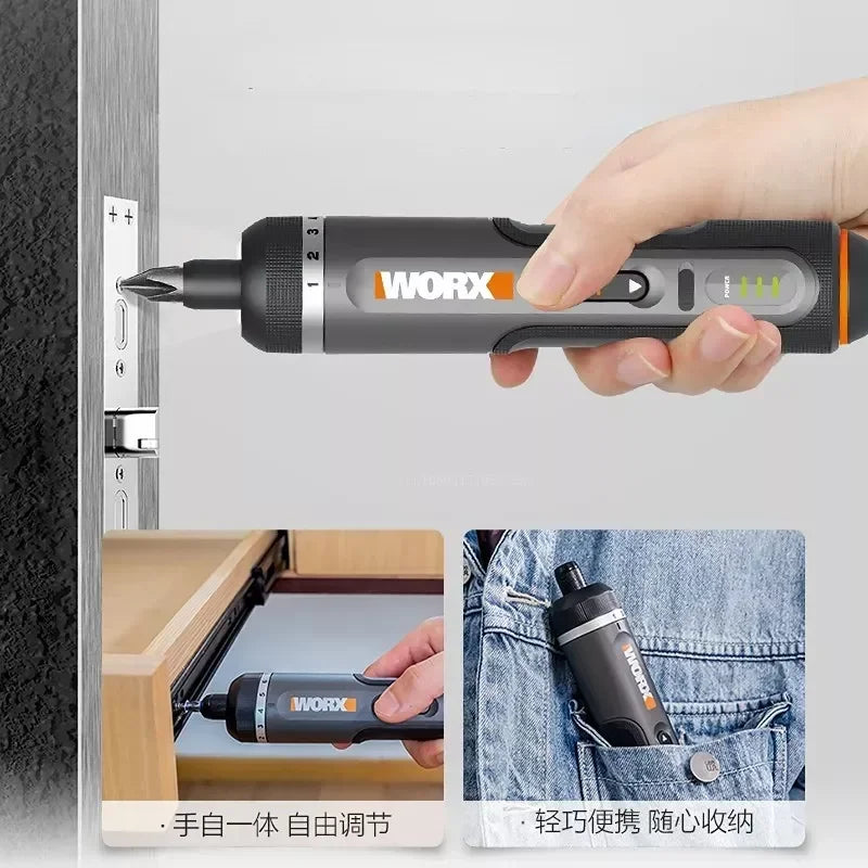 WORX WX242 4V Electrical Screwdriver Set - ST LAND MANAGEMENT LLC